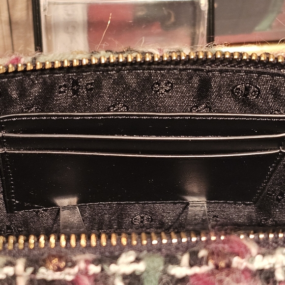 Tory Burch  Britten Tweed MultiColor Mini Top Handle Bag with Chain Strap Nwot - Picture 10 of 16